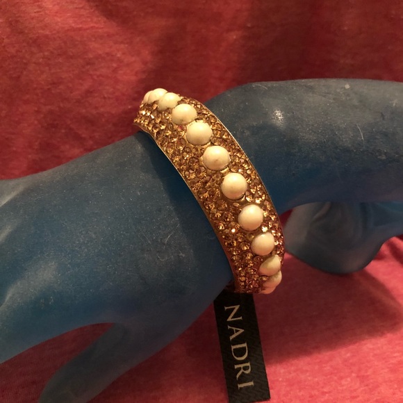 Nadri bangle bracelet rhinestone - Picture 3 of 5